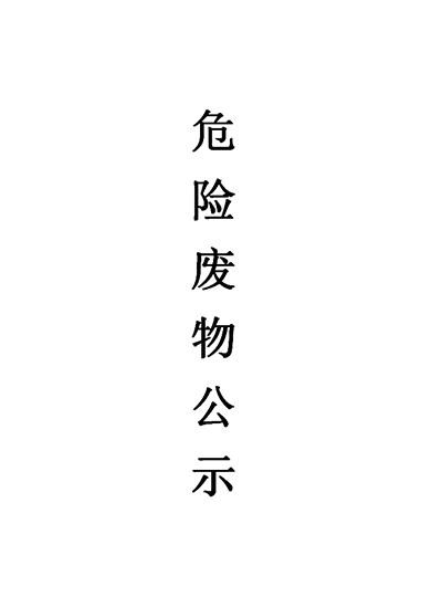 2025年厦门市宜帆达新材料有限公司危险废物公示表